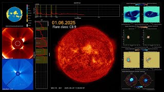 Solar flare: 01.06.2025 class C8.9