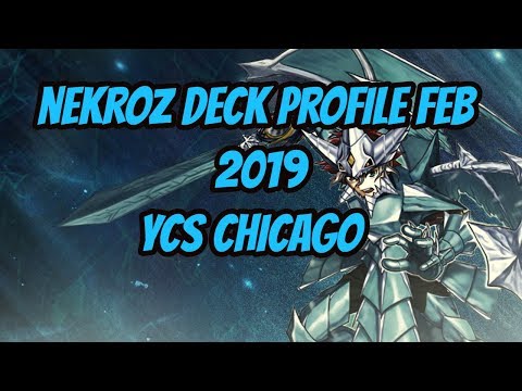 Yu-Gi-Oh! Nekroz Deck Profile YCS Chicago 2019 February *almost* top + analysis & explanations