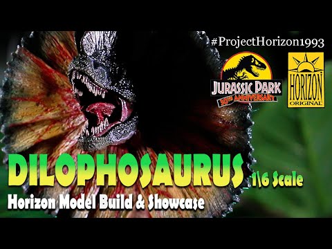 Jurassic Park Dilophosaurus (Spitter) | Horizon Model Build & Showcase