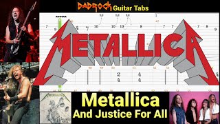 And Justice For All - Metallica - Lead Guitar TABS Lesson