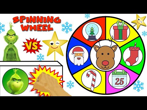 THE GRINCH vs GOLDIE STAR Spinning Wheel Game