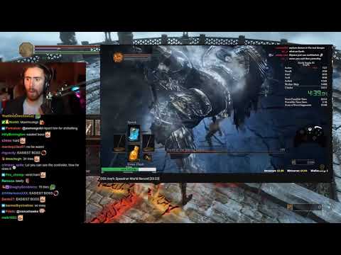 Asmongold Reacts to DS3 Any% Speedrun World Record [33:23] by Nemz38
