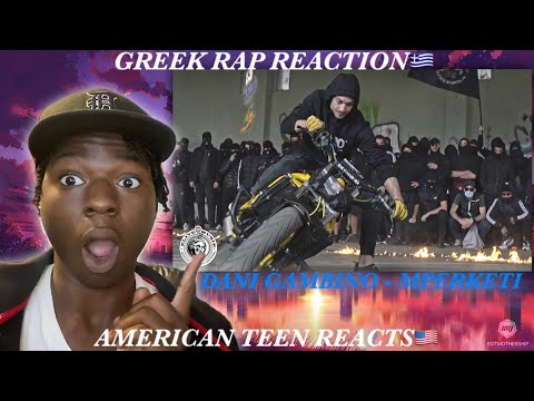 AMERICAN REACTING TO GREEK RAP! Ft. Dani Gambino - MPERKETI (Official Music Video) #greekrap