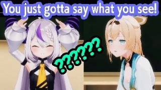 Iroha got so confused that she ended up slouching/ラプラスの全力ダンスに困惑するござる【Kazama iroha】[hololive clip]