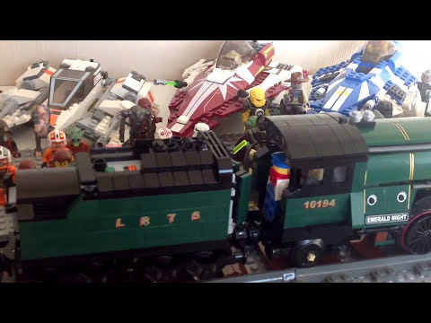 LEGO 10194 Emerald Night Train | Custom Modification MOC Video
