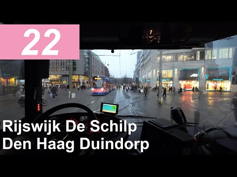 Busdriver´s POV | HTM lijn 22: Rijswijk de Schilp - Den Haag Duindorp | HTM 1005 | 2024