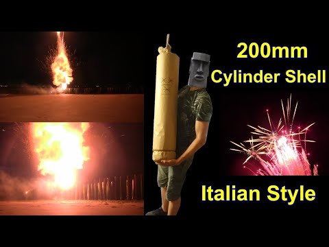 200mm Cylinder Shell - 3 Intrecci + ContraBombe