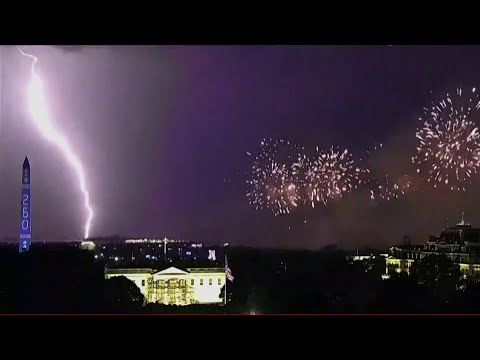 Holiday weekend marked by powerful thunderstorms up and down the East Coast