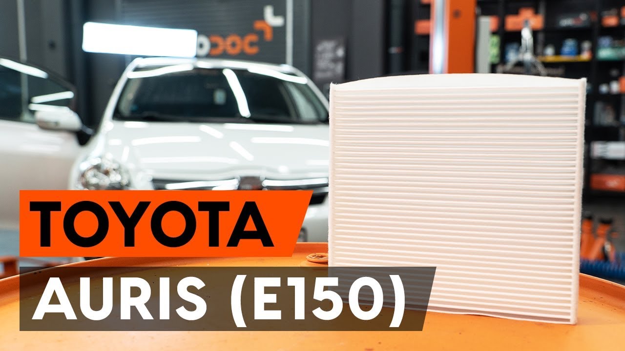 Ako vymeniť filter vnútorného priestoru na Toyota Auris E15 – návod na výmenu