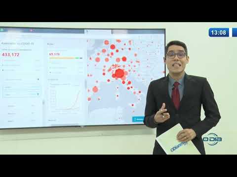 O DIA NEWS  25 03 20  Rastreador do COVID-19 ateÌ 13h11m