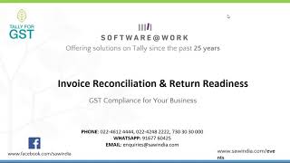 ITC Reconciliation from GSTR2A in Tally.ERP 9