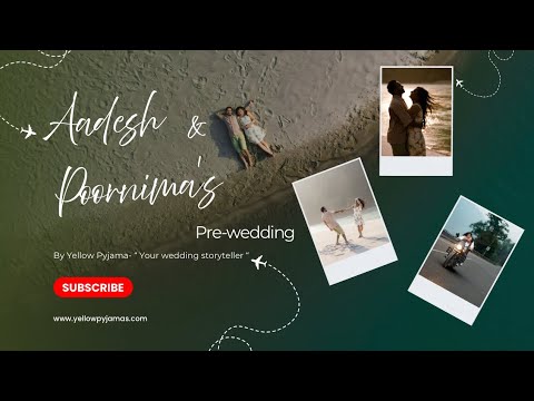 Cinematic Pre-Wedding 2025 | Beach, Bike Rides & Love Story of Aadesh & Poornima