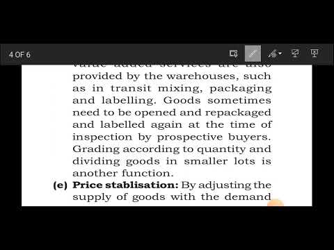 functions of warehousing || ncert line by line explanation || class 11 business studies