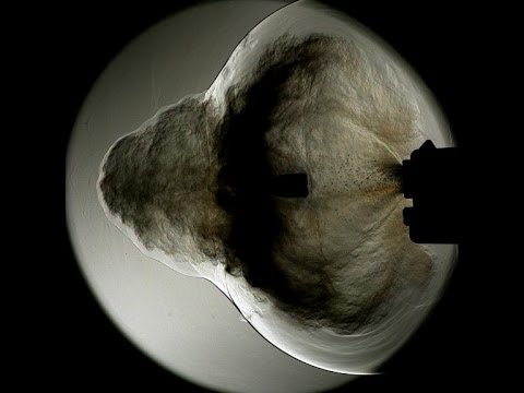 285 Billionths of a Second Exposure Schlieren Imaging of Glock 9mm - Aimed Research