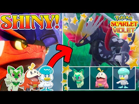 CONHEÇA VERSÃO BRILHANTE DE TODOS NOVOS POKÉMON DA 9ª GERAÇÃO!! Scarlet & Violet Shiny Pokédex