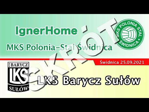 IgnerHome MKS Polonia-Stal Świdnica - LKS Barycz Sułów 3:0 (1:0)