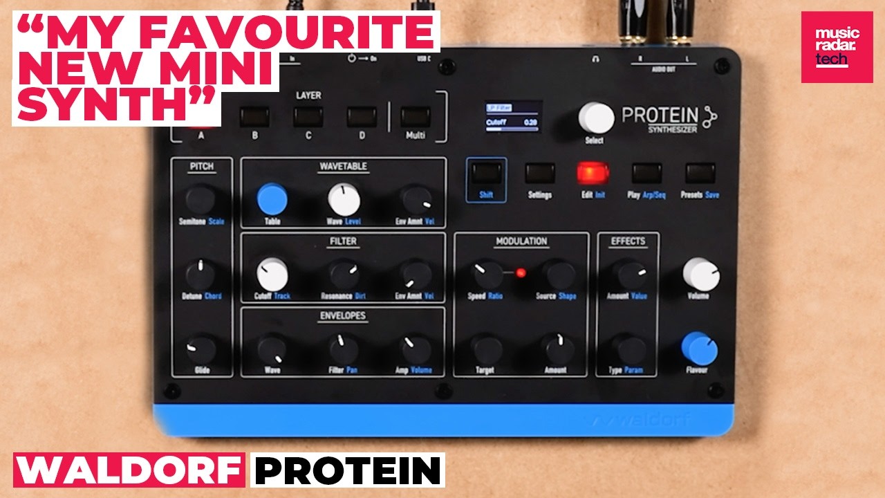 Waldorf Protein review: '90s Microwave oscillators in a $399 mini synth - YouTube