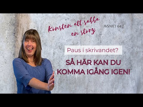 Paus i skrivandet? Så här kan du komma igång igen!