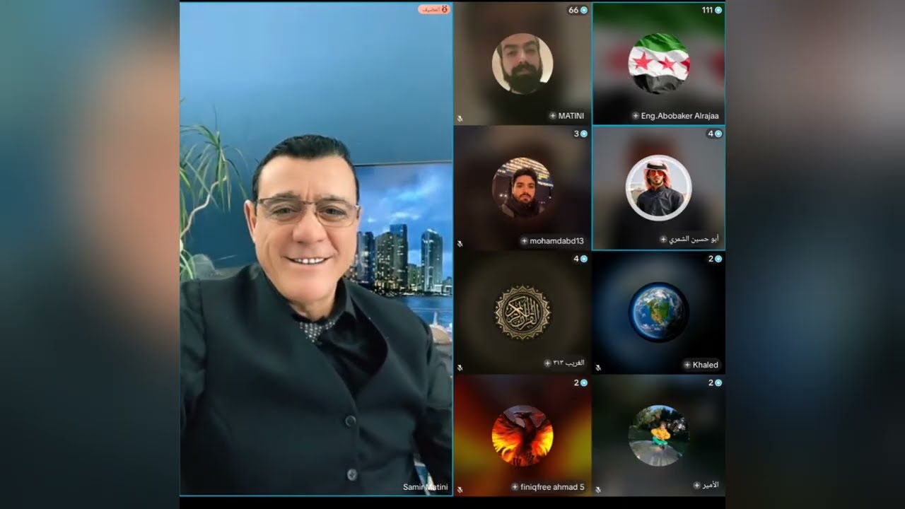 الإعلامي سمير متيني نقاش مع موالي للنظام الجديد 