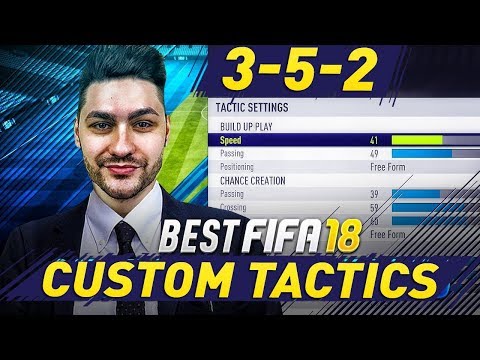 FIFA 18 AFTER PATCH BEST FORMATION TO PRESSURE - TUTORIAL - 3-5-2 BEST TACTICS & INSTRUCTIONS !!