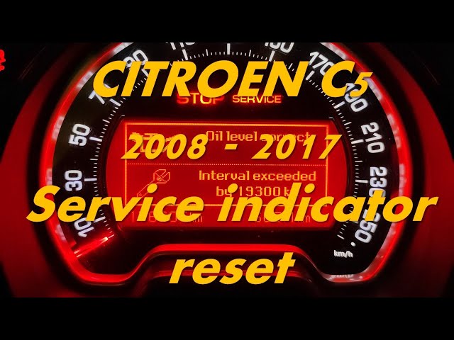 Как Сбросить То Ситроен С5 Х7