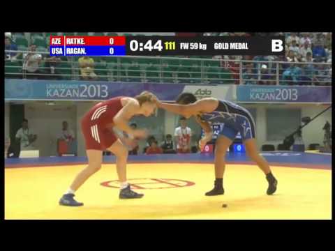 Kazan-2013 / Yuliya Ratkevich (AZE) - Alisson Ragan (USA) - gold medal match