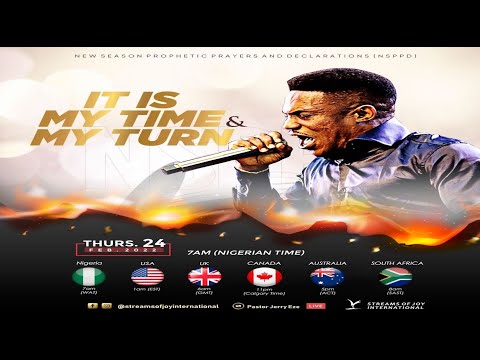 'IT IS MY TIME AND MY TURN' SERVICE - 24TH FEBRUARY 2022