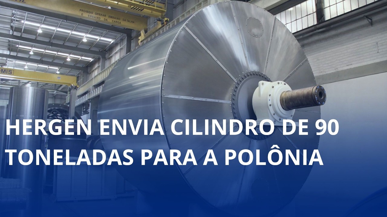 Hergen envia cilindro de 90 toneladas para a Polônia