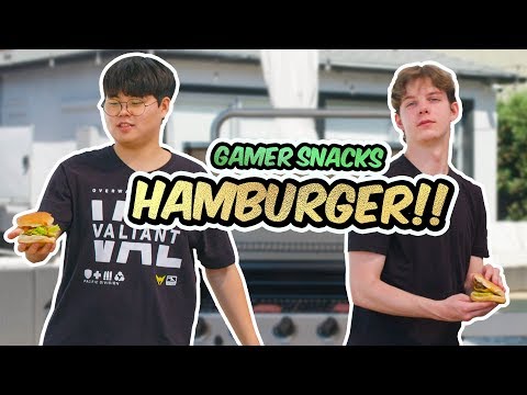 EZ HAMBURGER RECIPE! - Gamer Snacks with Kariv and Agilities