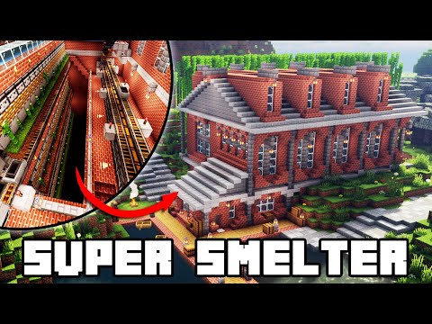 I Built the ULTIMATE SUPER SMELTER in my Minecraft Survival World!