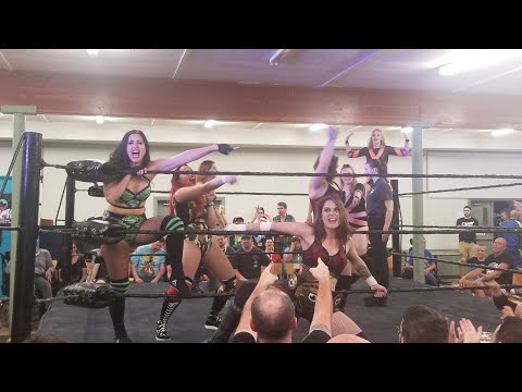 Cat Power, Riea Von Slasher, Izzy Mcqueen & Calamity Kate vs Nicole Matthews, Sloan & The Halls