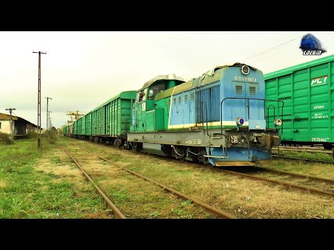 [1520 Gauge] LDH1250 81-0861-0 & Vagoane Ucrainiene/Ukrain Wagons in Gara Halmeu Station 03 Nov 2020