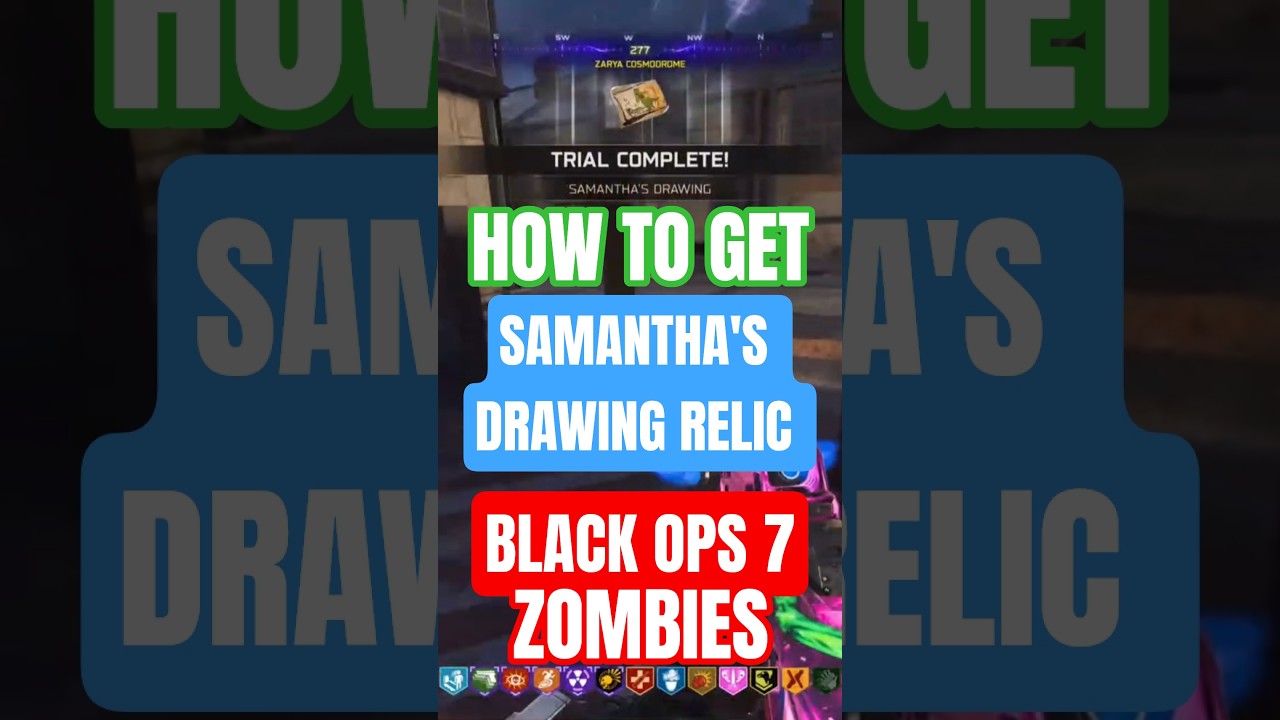How To Get Samantha's Drawing Relic in Black Ops 7 Zombies! #gaming #callofduty #blackops7 #zombies - YouTube