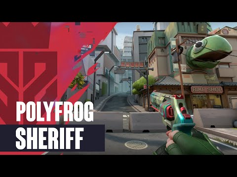 Polyfrog Sheriff Skin Showcase - Valorant Battlepass Skins