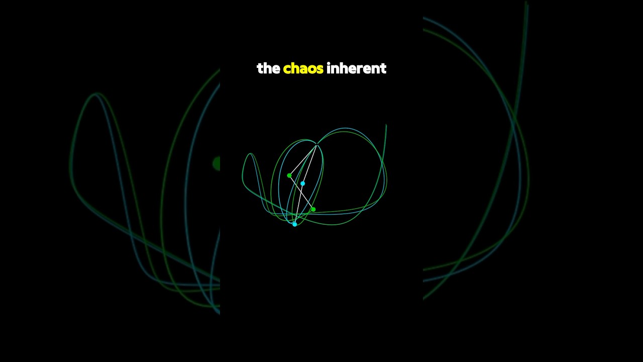 Chaos in a Double Pendulum #physics #math #maths #mathematics