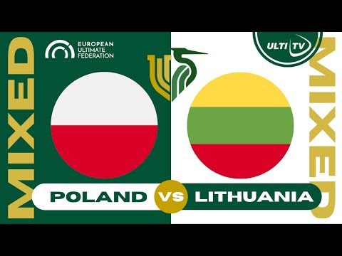 Poland vs Lithuania — MIXED Pool — European Ultimate Championships #EUC2023