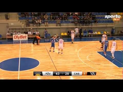 SportoTV: BBL "Pieno žvaigždės" - "Caspiy" 2013-10-08