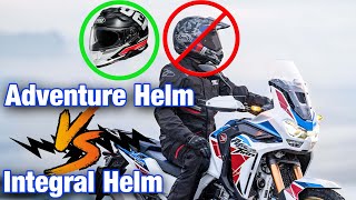 Adventure Helm VS Integral Helm | Warum Integralhelme zu 99% besser ist!