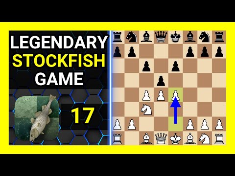 Legendary Stockfish 17 Chess Game, Semi-Slav Defense, Marshall Gambit