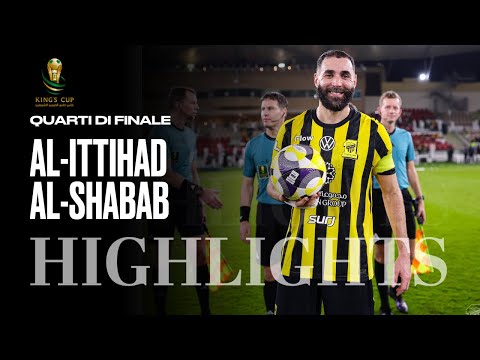 BENZEMA TRIPLETS | Al Ittihad vs Al Shabab 4-1 | KING CUP