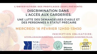 Discrimination dans l'accès aux garderies : une lutte pour les demandeuses d'asile et les personnes sans statut