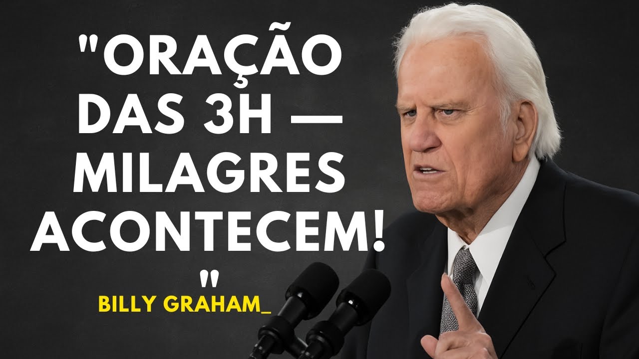 ELA ORA ENTRE 3H E 5H DA MANHÃ... E O RESULTADO É SOBRENATURAL (BILLY GRAHAM REVELA!)