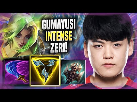 GUMAYUSI INTENSE GAME WITH ZERI! - T1 Gumayusi Plays Zeri ADC vs Jinx! | Season 2022