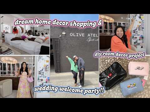 DREAM HOME SHOPPING!! Wedding Party & DIY Room Decor!