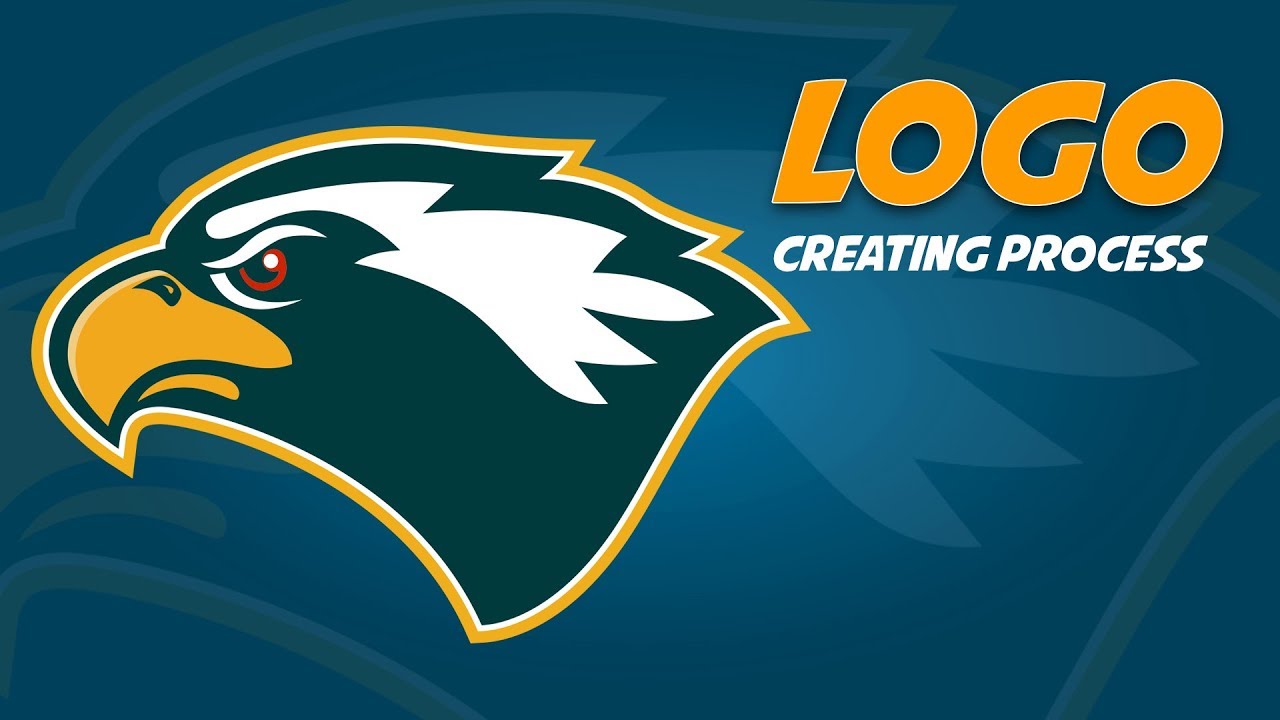 eagle logo creating process