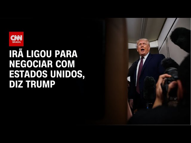 Após ameaça de intervenção, Trump diz que "Irã ligou para negociar" | CNN NOVO DIA