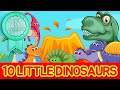 10 Little Dinosaurs (Ten Little Dinosaurs) | Nursery Rhymes | Super Simple Songs | 10 Dinosaurs song