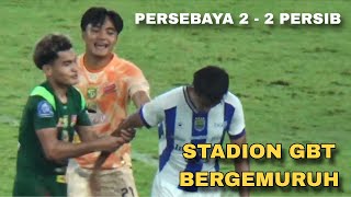 Download lagu Persebaya 2-2 Persib, 30 thousand Bonek were present at the GBT Stadium, the atmosphere at the en... mp3