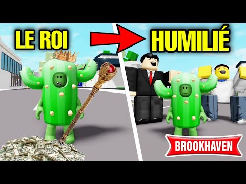FROM A CACTUS KING OF BROOKHAVEN TO CACTUS HUMILIATED BY TEAM BABY! ROBLOX - BROOKHAVEN RP