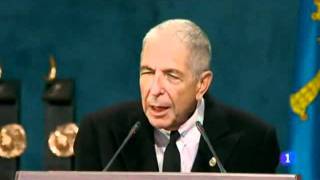 Leonard Cohen's Prince Of Asturias Speech - No Overdubbing